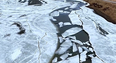 黃河春日迎“開河”盛景